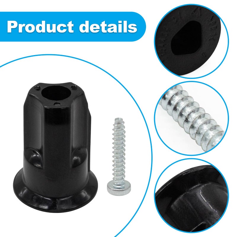 SuperDi UP13 Big Ball Pair of Spindle to BRUSHBAR ADAPTORS + Screws Replacement for Dyson DC40 DC41 DC65 - Image 3